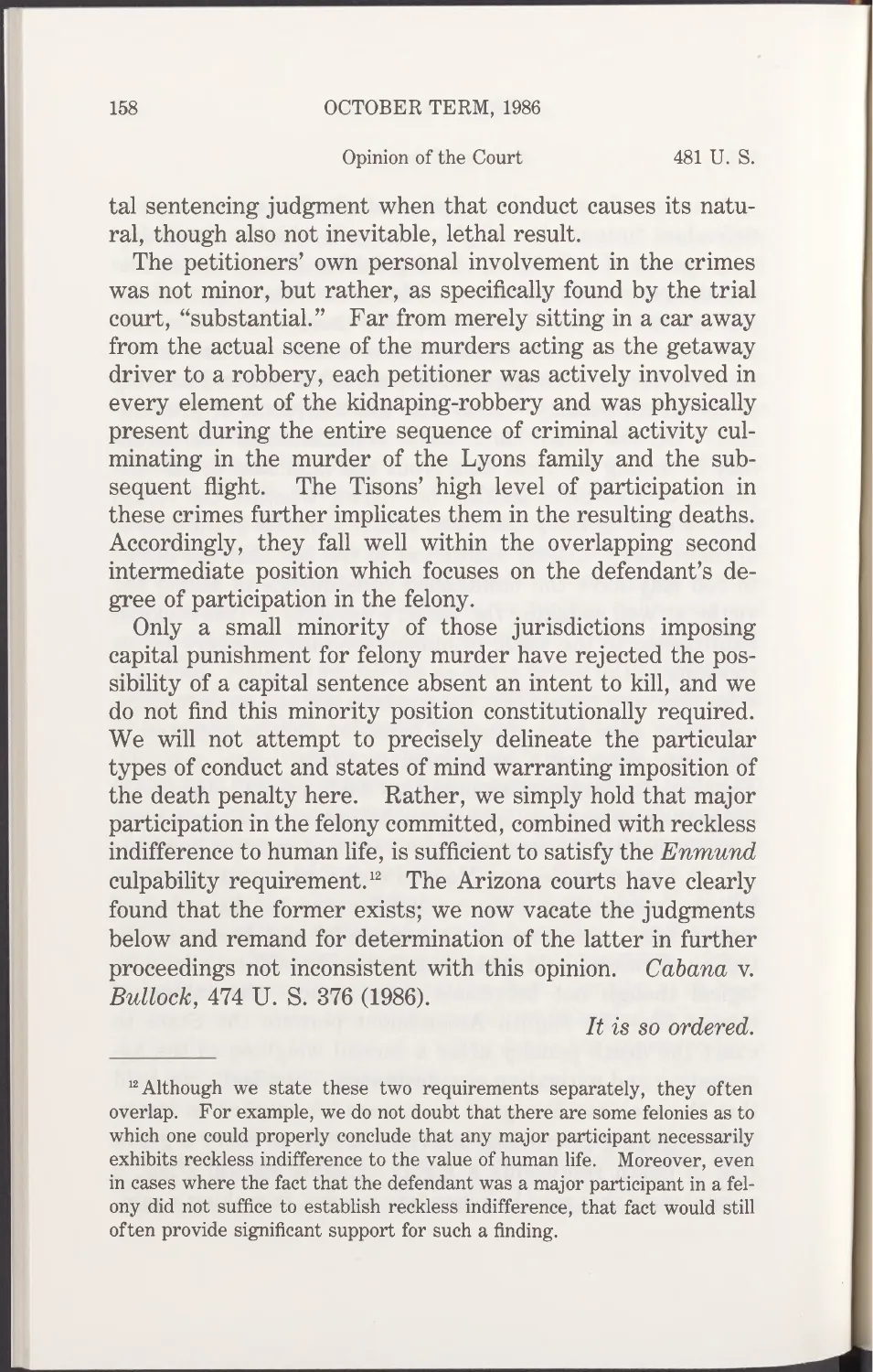 Page 22 of Tison v. Arizona, 481 U.S. 137 (1987)