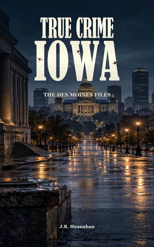True Crime Iowa: The Des Moines Files by J.R. Stranahan, book cover