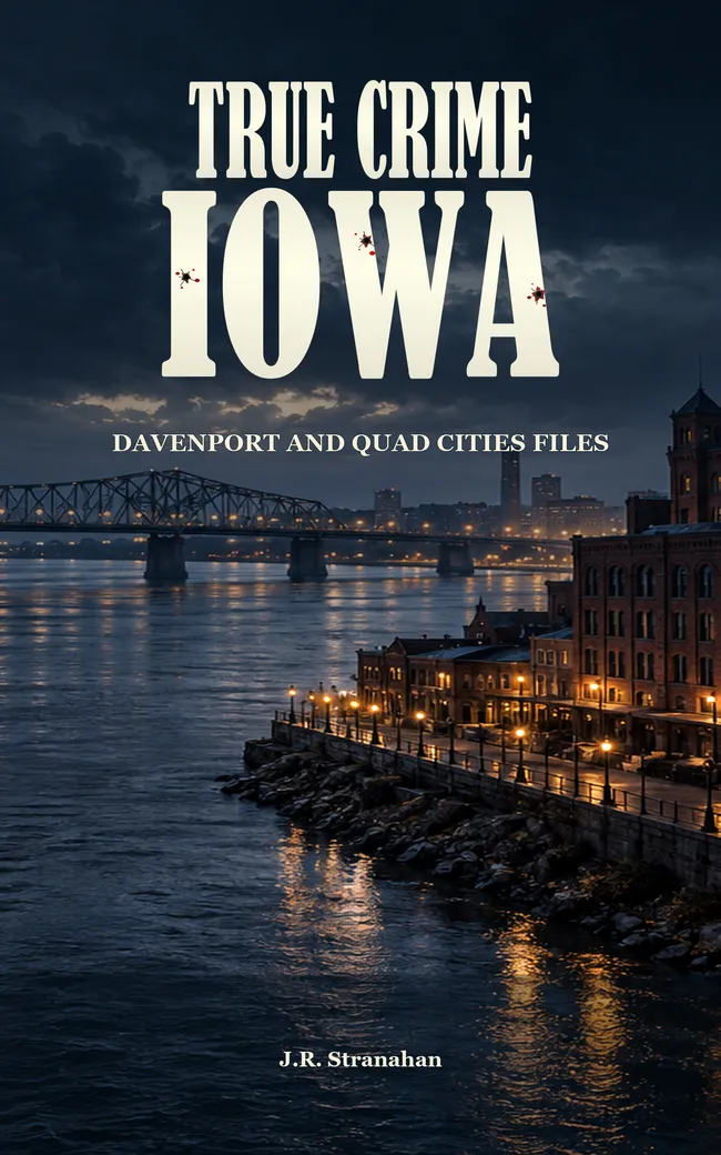 True Crime Iowa: The Davenport and Quad Cities Files by J.R. Stranahan, book cover