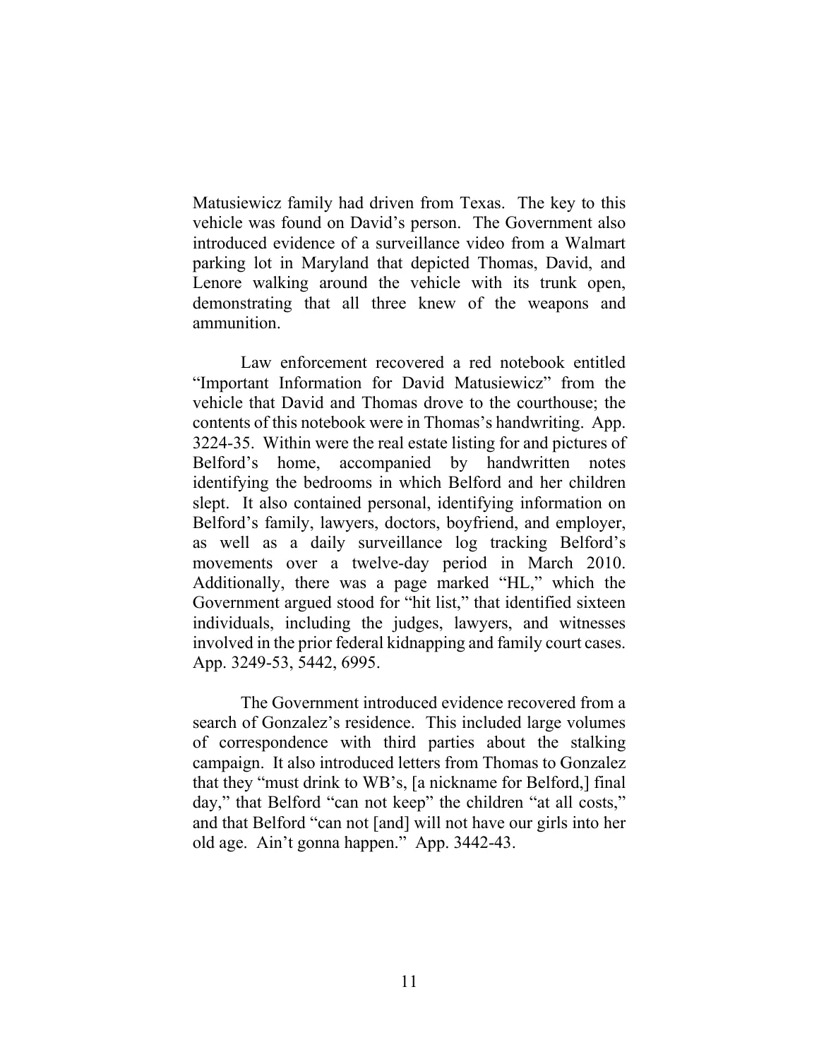 Page 11 of United States v. Gonzalez and Matusiewicz, Nos. 16-1540 and 16-1559 (2018)
