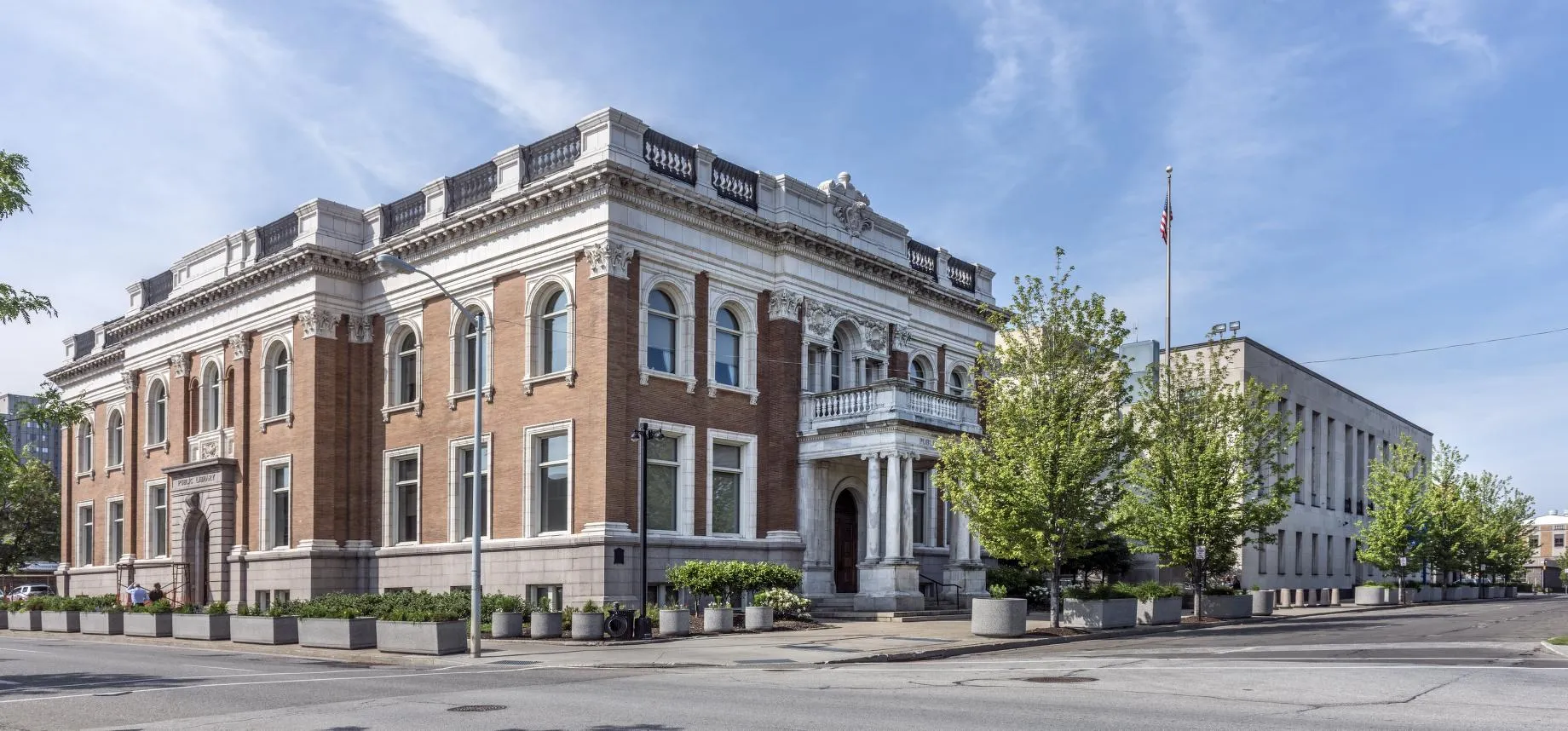 The Federal Building and U.S. Courthouse complex in Erie, Pennsylvania