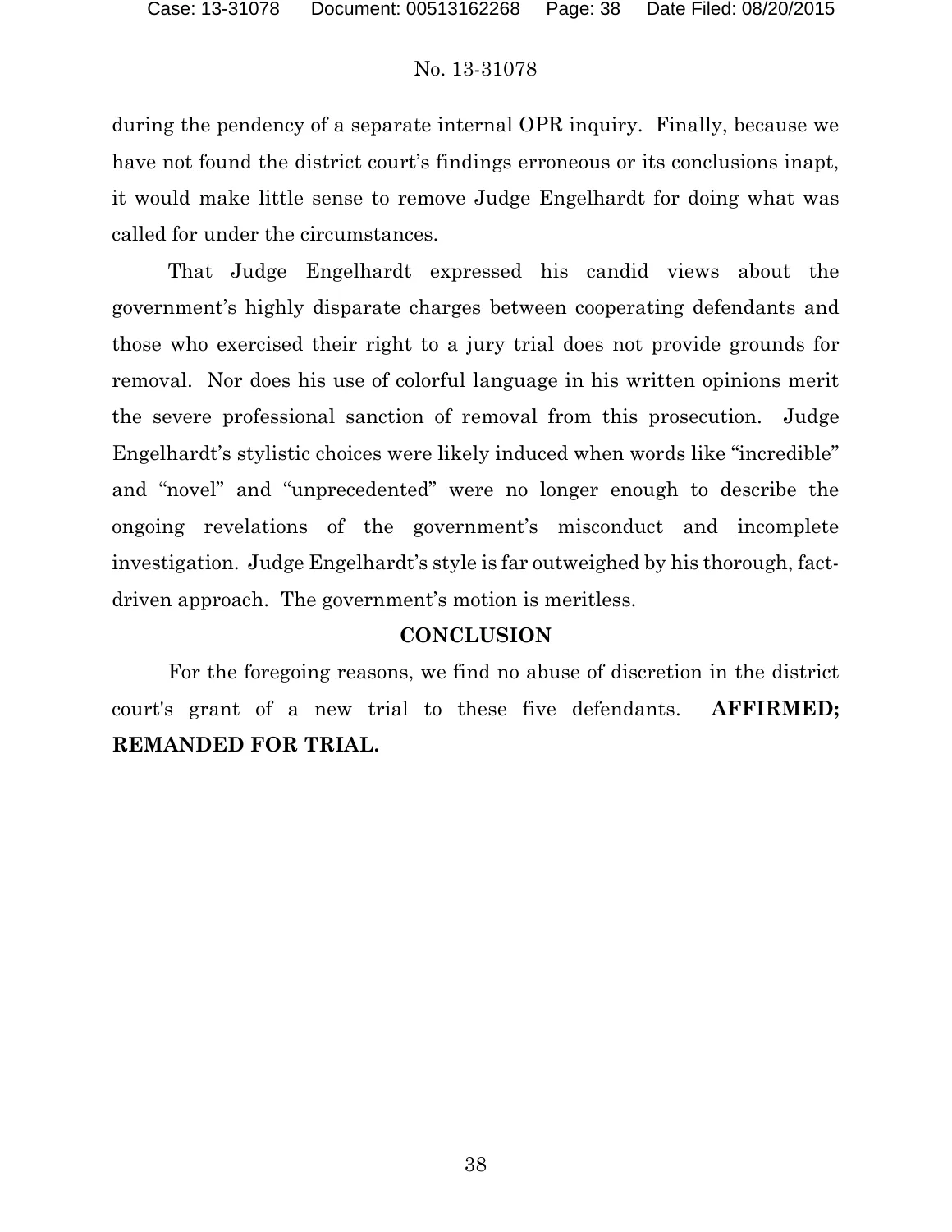 Page 38 of United States v. Bowen, No. 13-31078